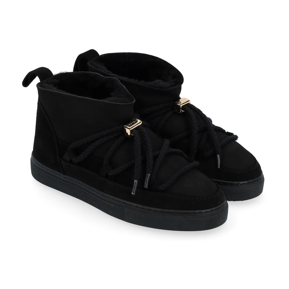 Inuikii Klassieke Lage Zwarte Schoenen Black Dames