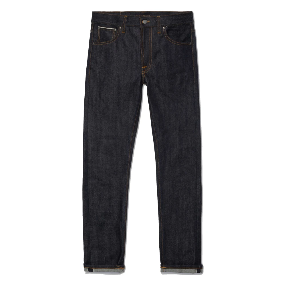 Nudie Jeans Vintage Slim Fit Stretch Denim Jeans Black Heren