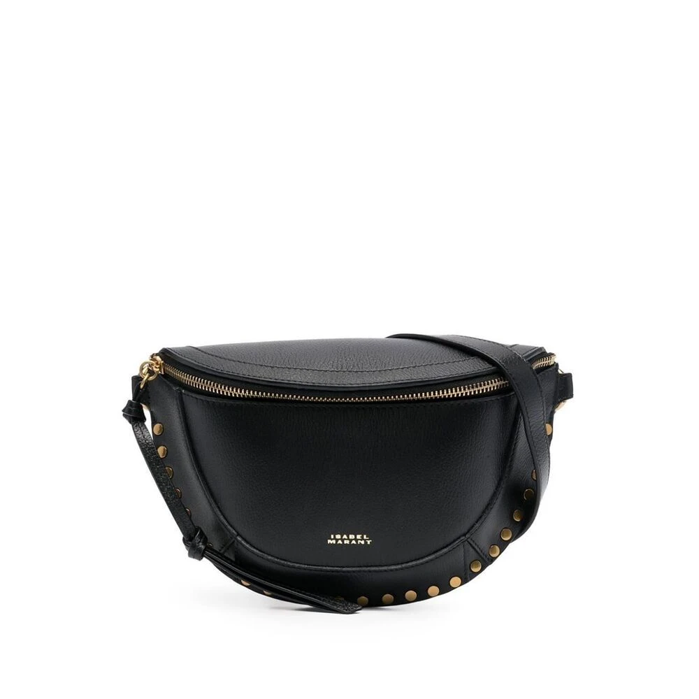 Isabel marant Zwarte Schoudertas van Leer Black Dames