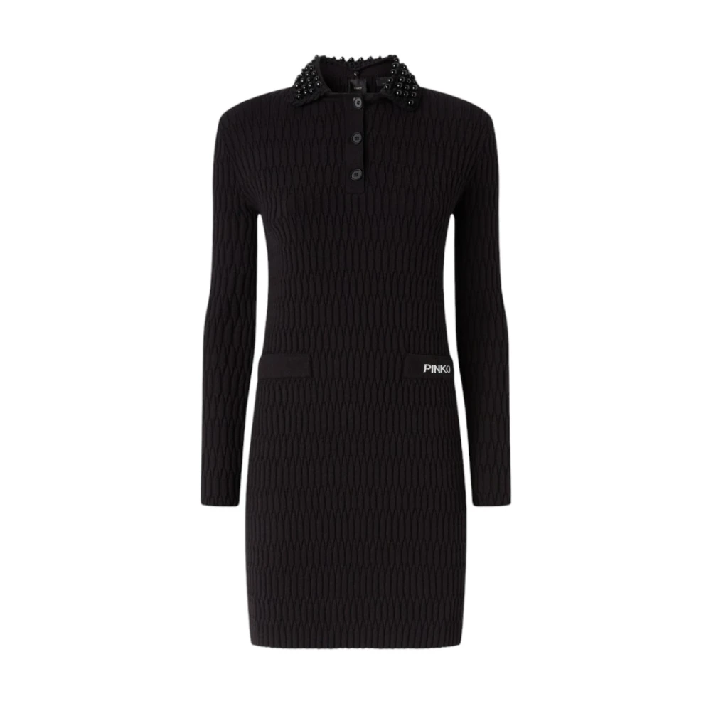 pinko Elegante Jurk voor Vrouwen Black Dames