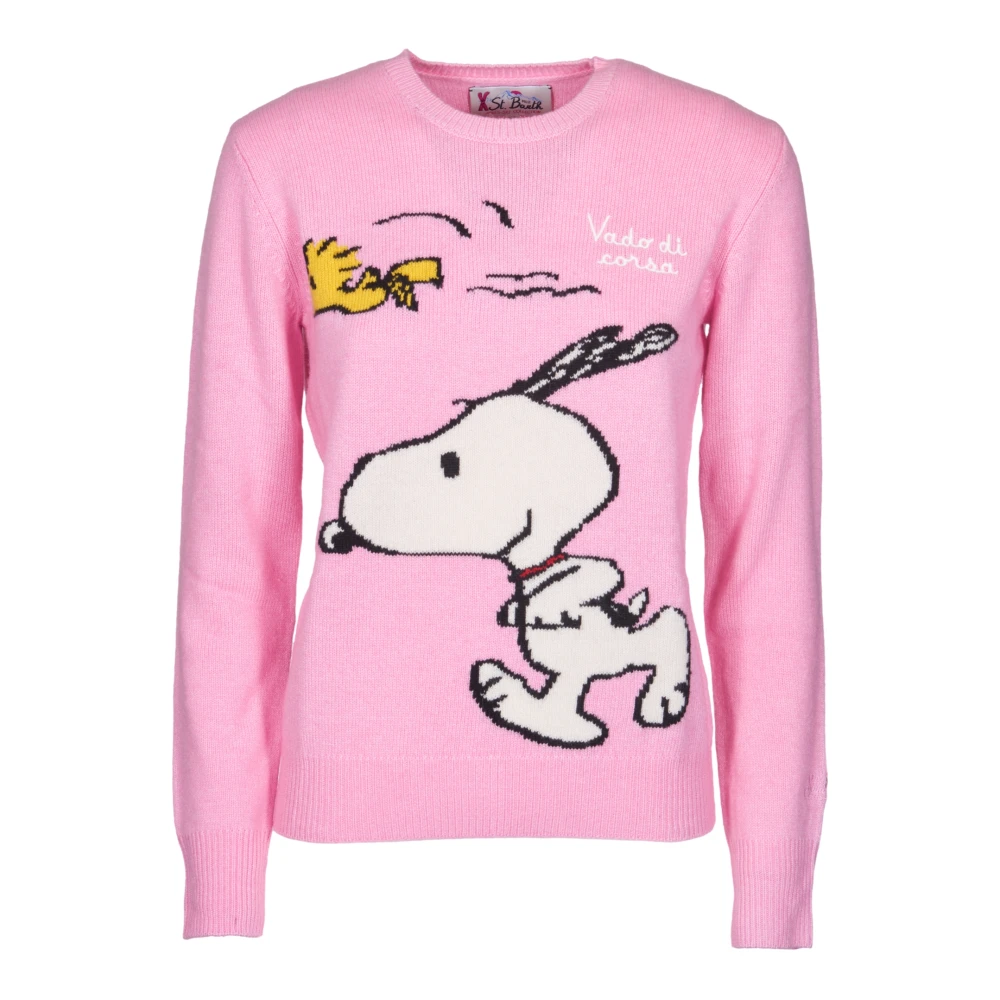 MC2 Saint Barth Stijlvolle Sweaters Collectie Pink Dames
