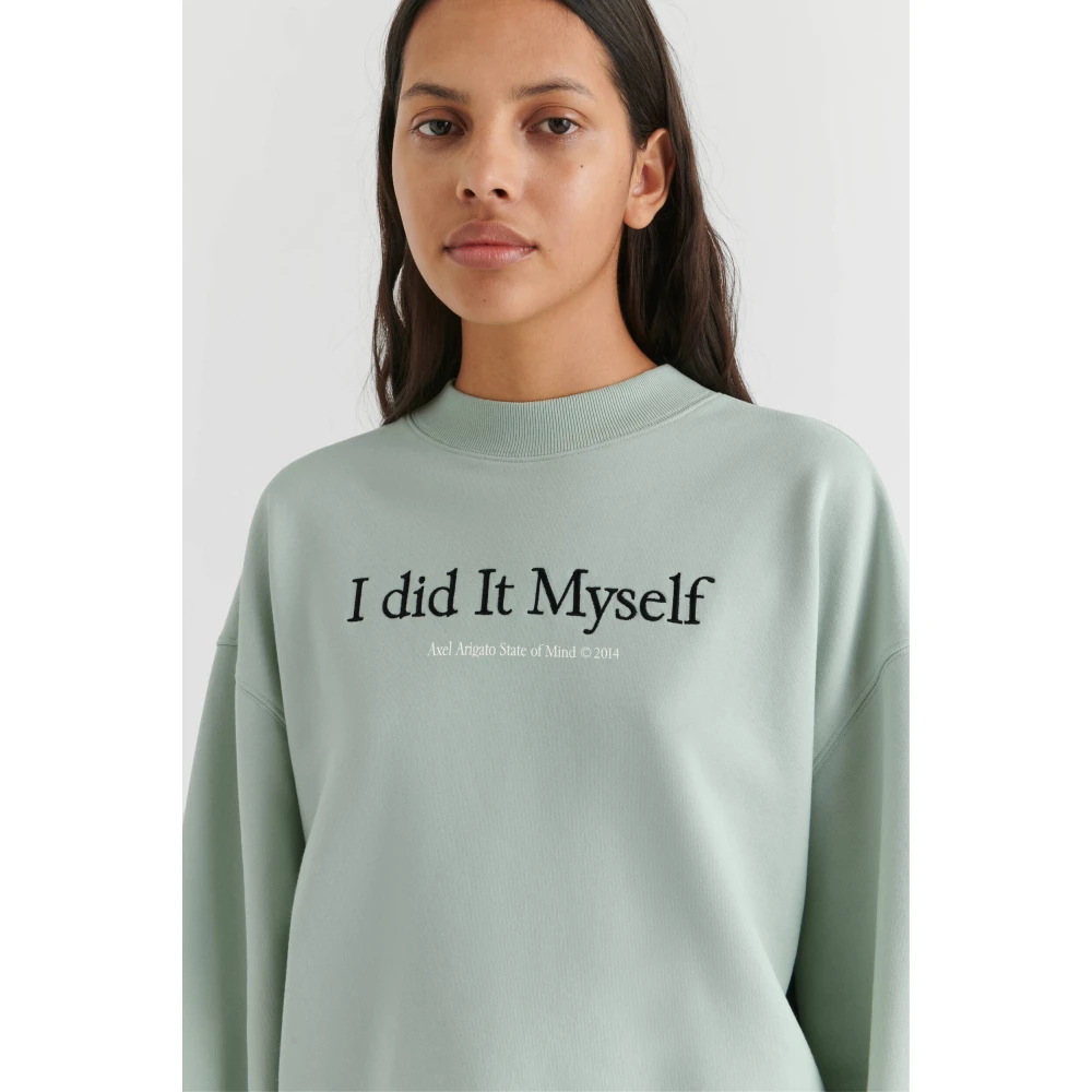 Axel Arigato I Did It Myself Sweatshirt Blue Dames