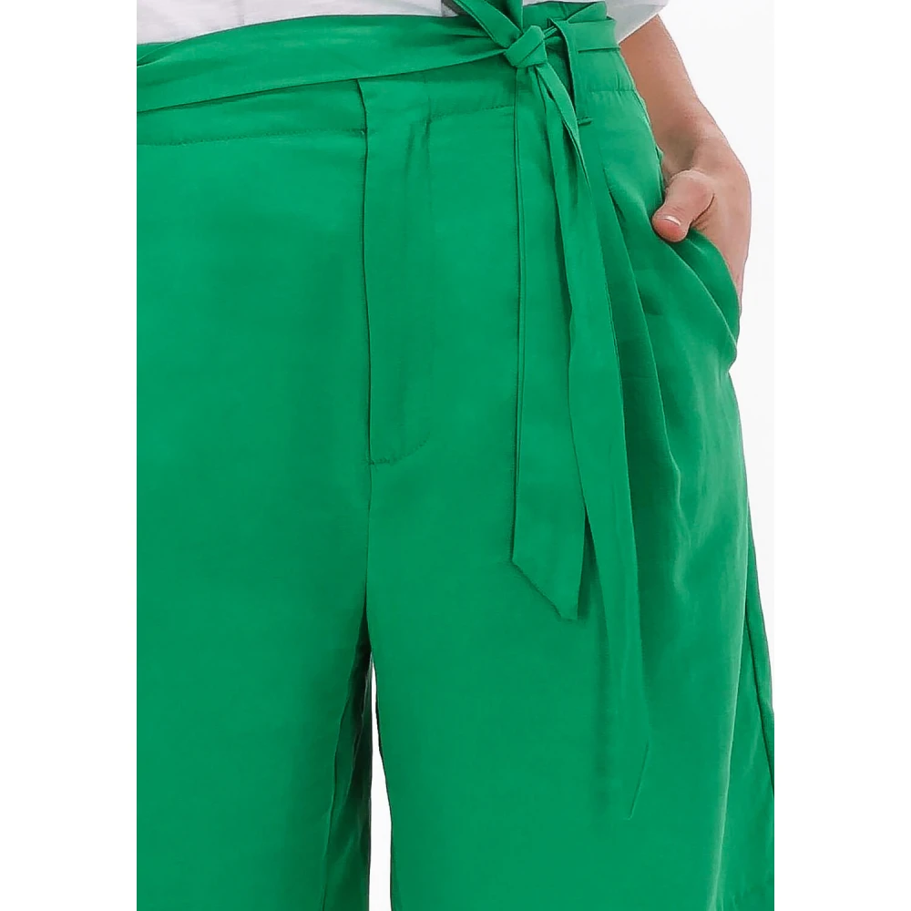 My Essential Wardrobe Hoge Taille Groene Shorts Green Dames