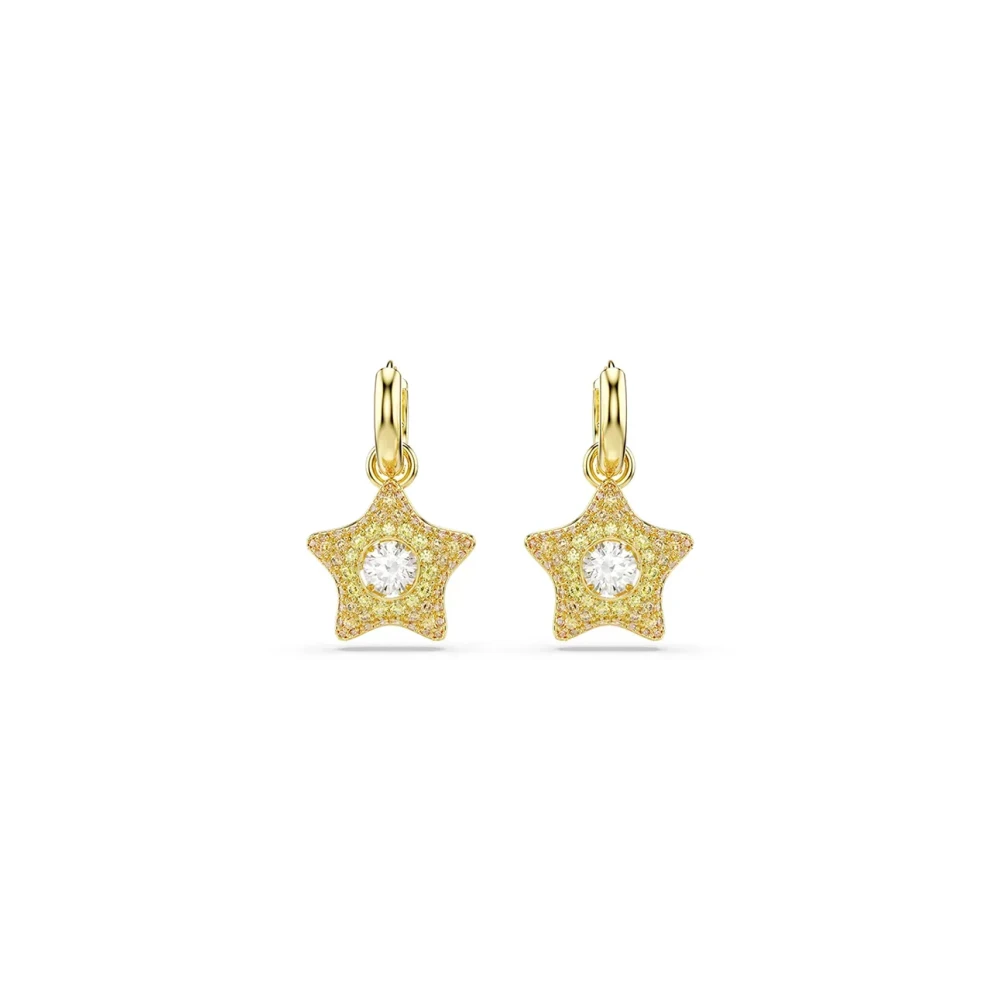 Swarovski Ohrhänger Sublima, Gelbgold Metall für Damen 5755274, Christ - Bild 4