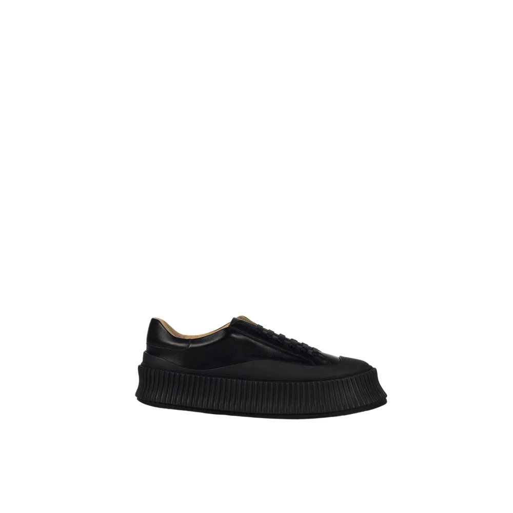 Jil Sander Damen Schwarz Schuhe, K, 38 Eugröße:
