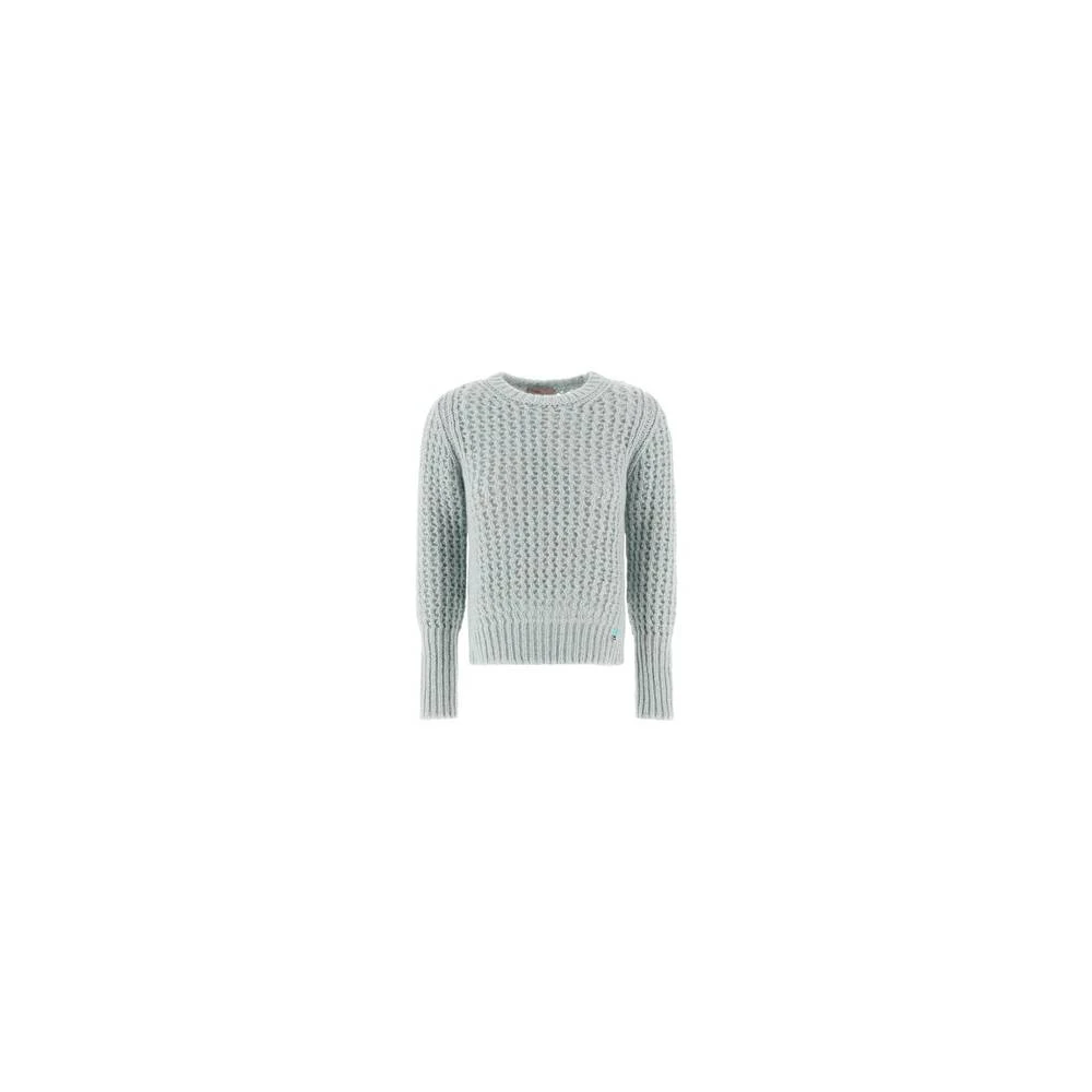 Herno Rondhals gebreide trui Blue Dames