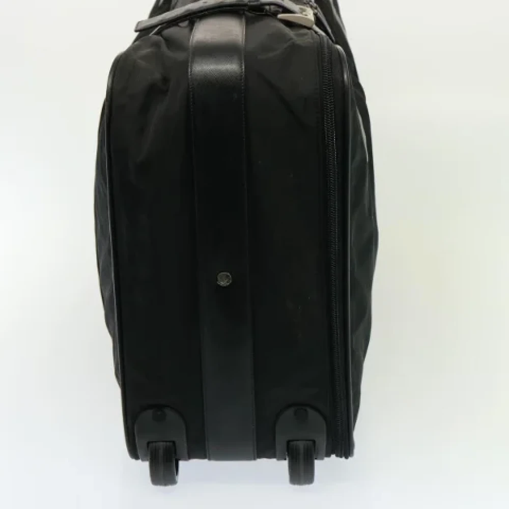 Prada Vintage Pre-owned Nylon travel-bags Black Dames