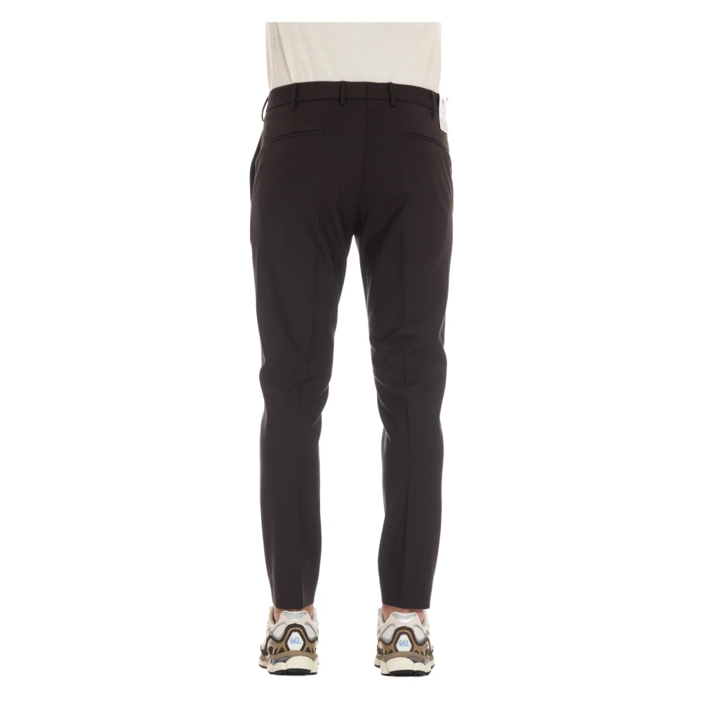 PT Torino Bruine Broek Moderne Pasvorm Brown Heren