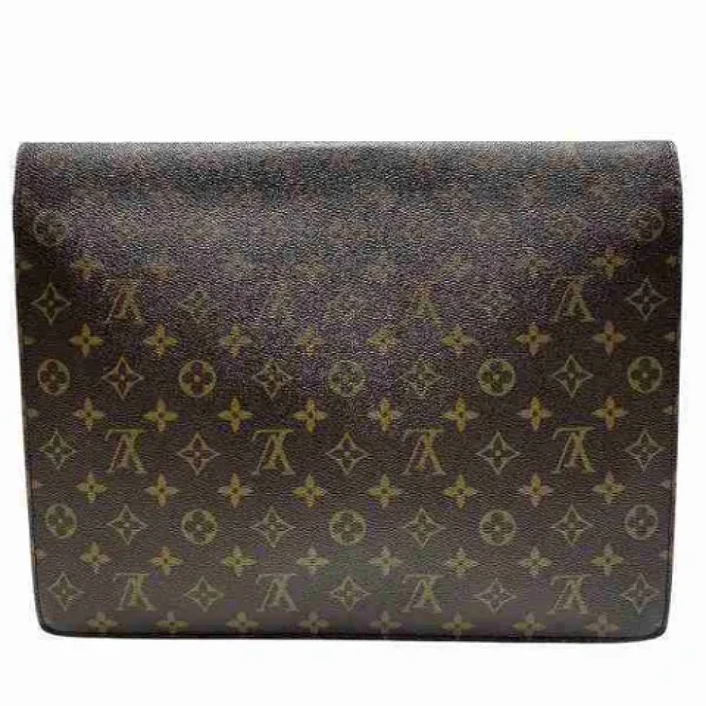 Louis Vuitton Vintage Pre-owned Canvas clutches Brown Dames