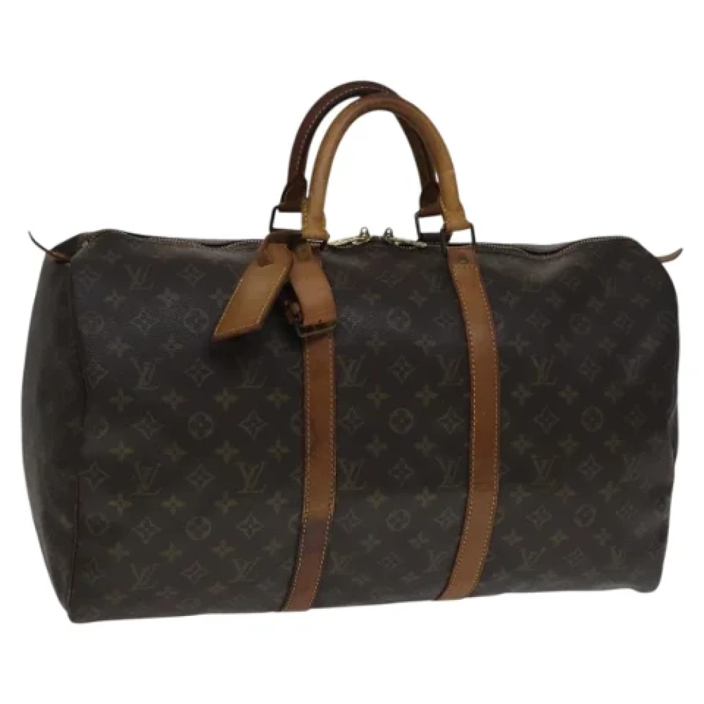 Louis Vuitton Vintage Pre-owned Canvas travel-bags Brown Dames