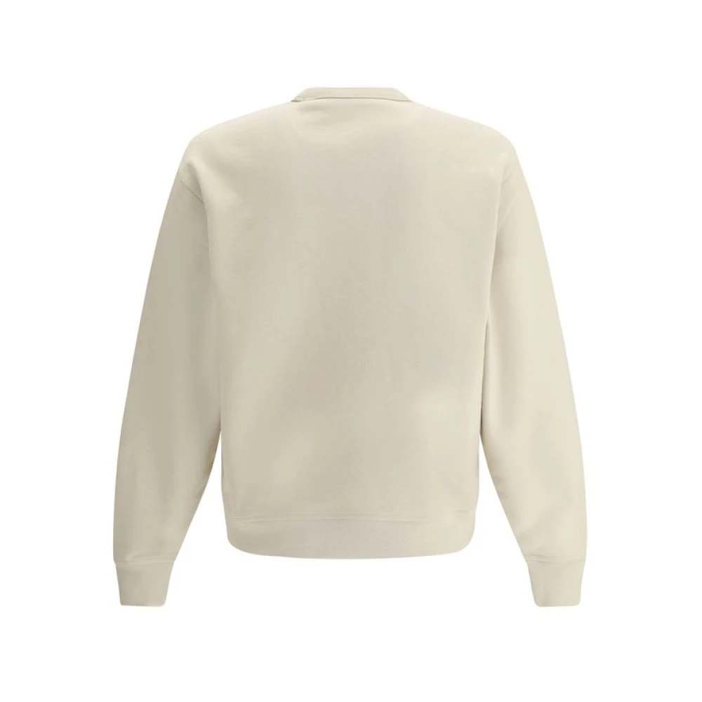 Burberry Logo Sweatshirt met Equestrian Knight Touch Beige Heren