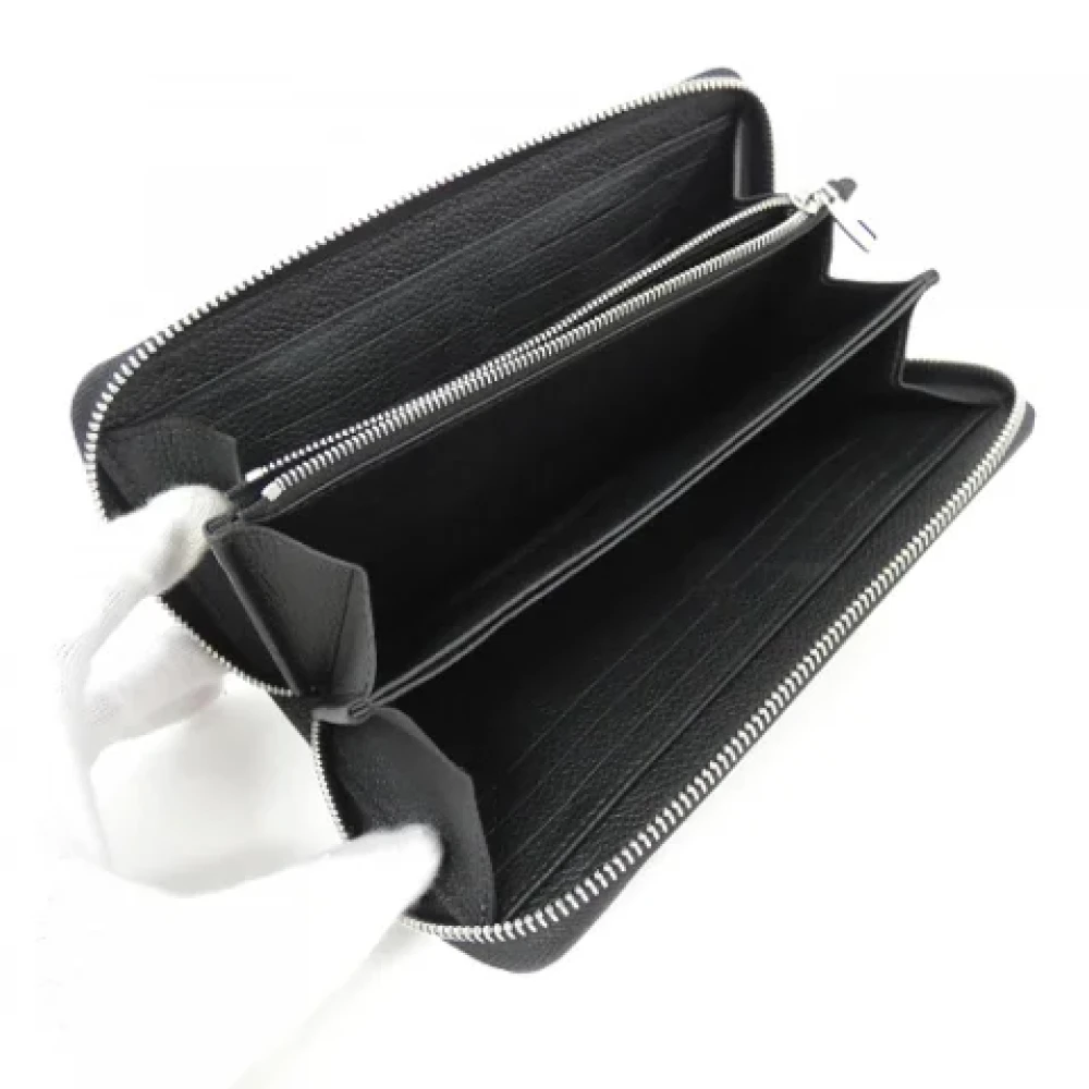 Louis Vuitton Vintage Pre-owned Canvas wallets Black Dames