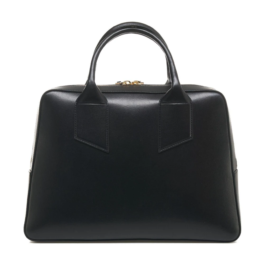 N21 Zwarte leren handtas Black Dames