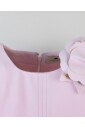 robe-ajustee-rose-avec-fermeture-eclair-invisible