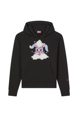 Embroidered Bunny Hoodie