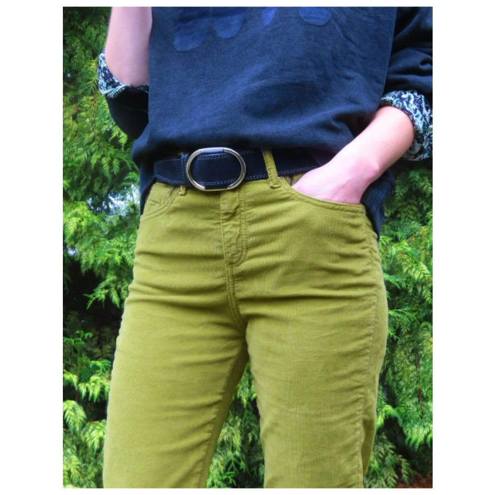 Islow Hoge taille Rechte Jeans Green Dames