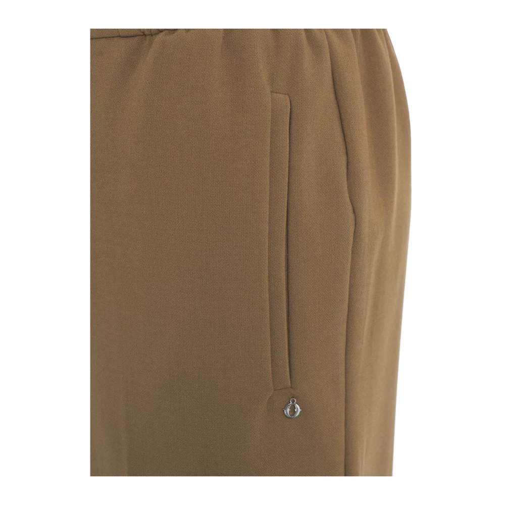 Ottod'Ame Bruine Broek Aw24 Dameskleding Beige Dames