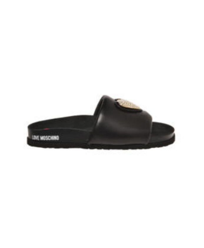 zwarte-slide-sandalen-met-hart-logo