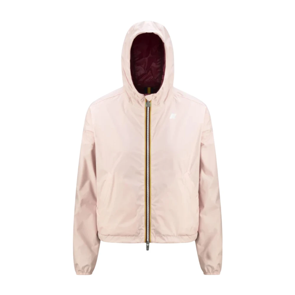 K-way Omkeerbare Korte Jas Laurette Eco Plus Pink Dames