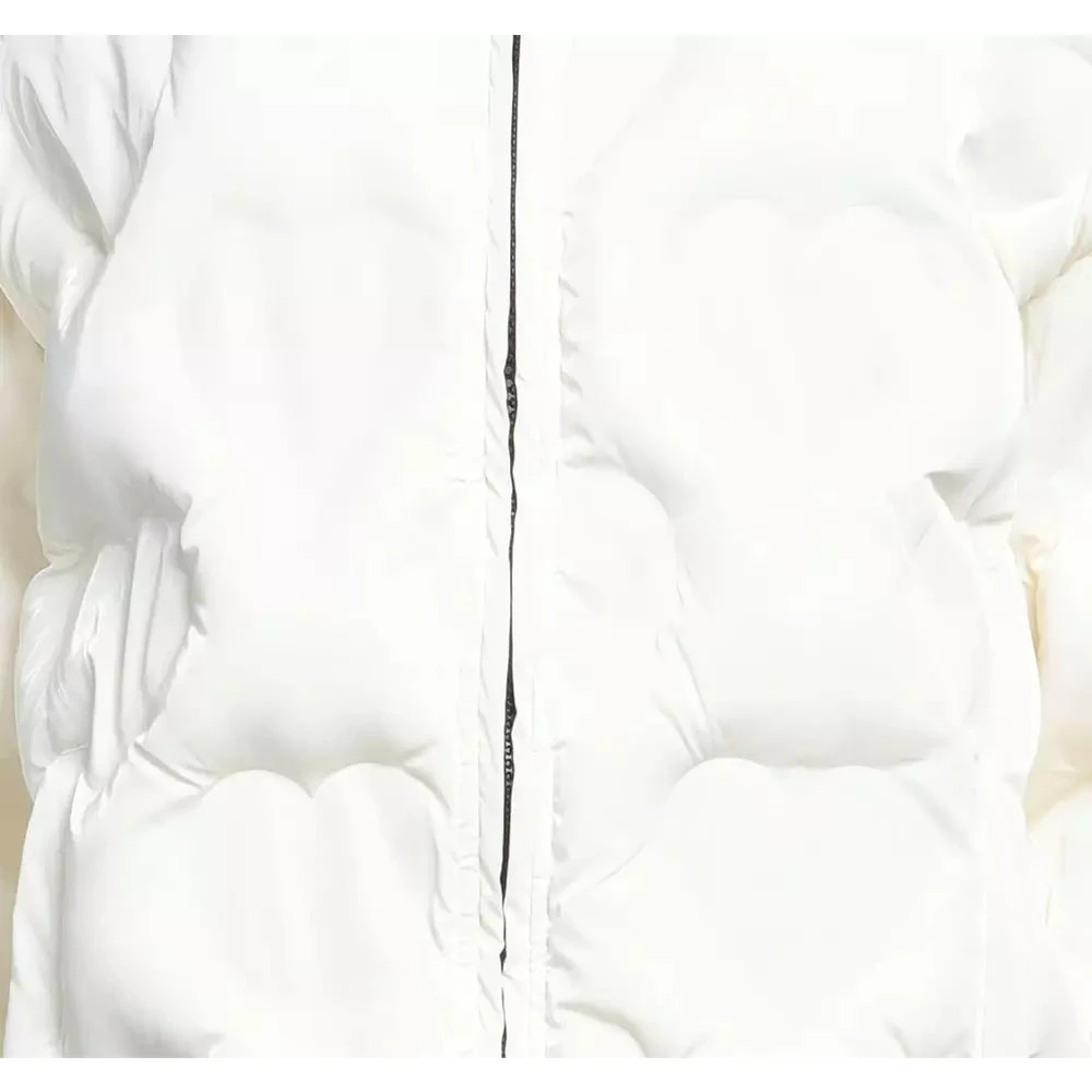 Love Moschino Stijlvolle Witte Polyester Donsjas White Dames