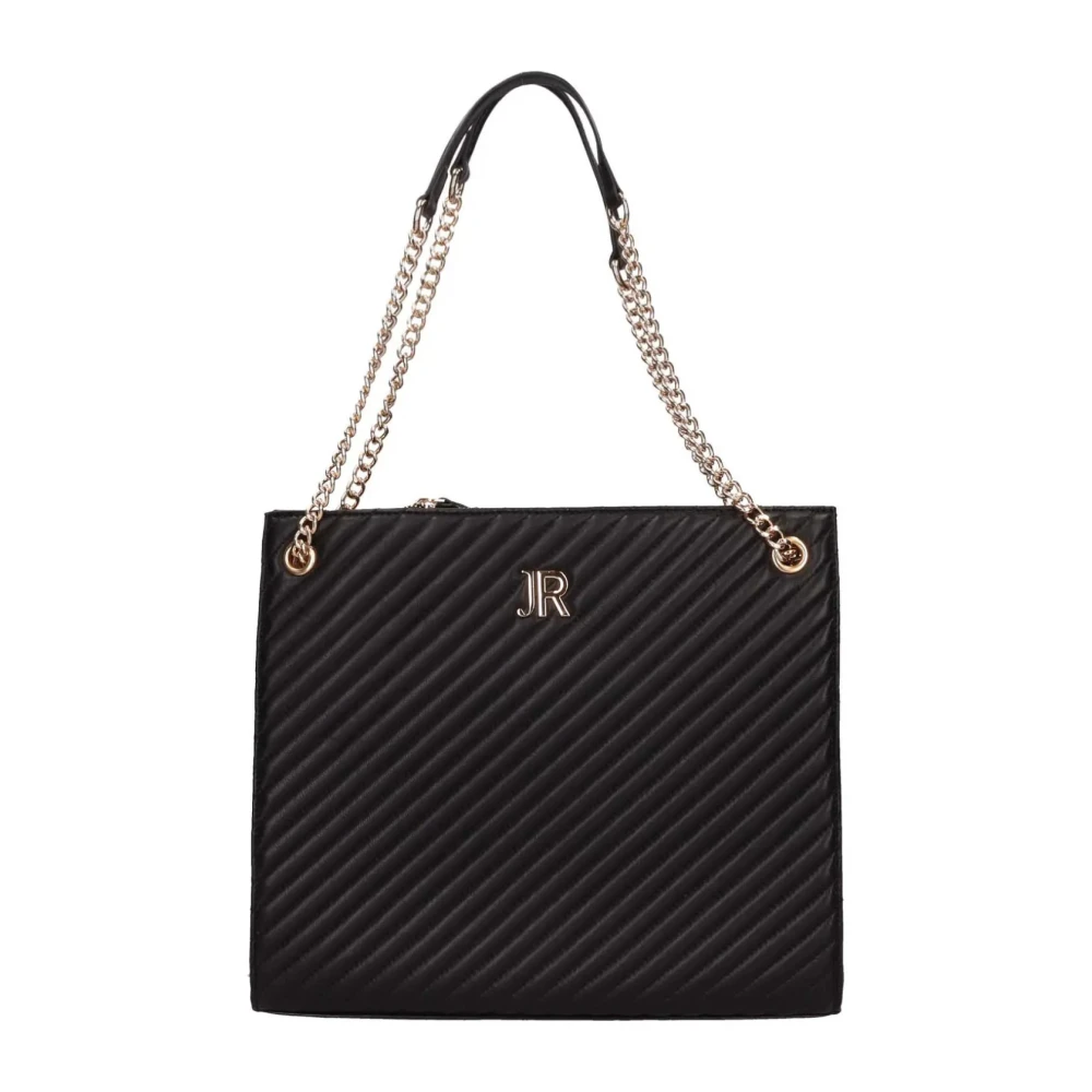 Richmond Veelzijdige Multicolor Leren Shopper Tas Black Dames