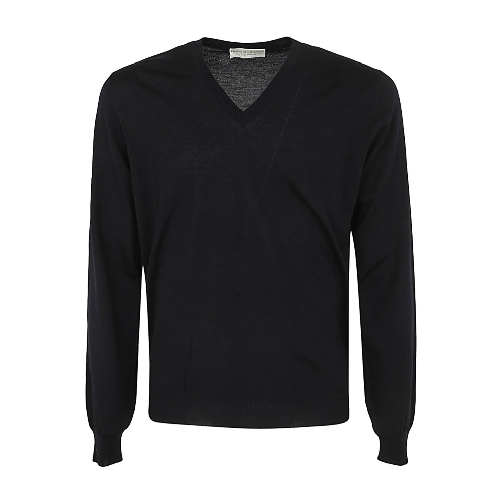 Knitwear > V-neck Knitwear - - Filippo De Laurentiis - Modalova