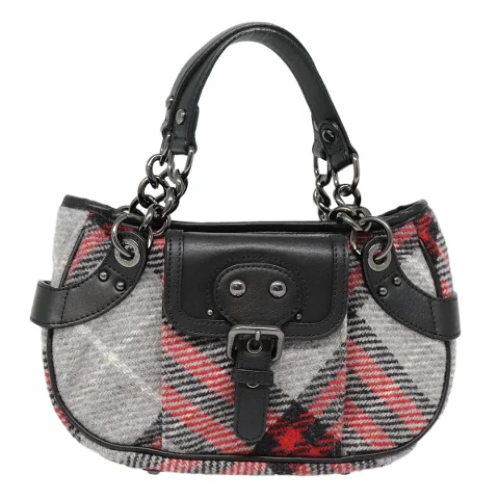 Burberry Vintage Pre-owned Wool handbags Multicolor Dames