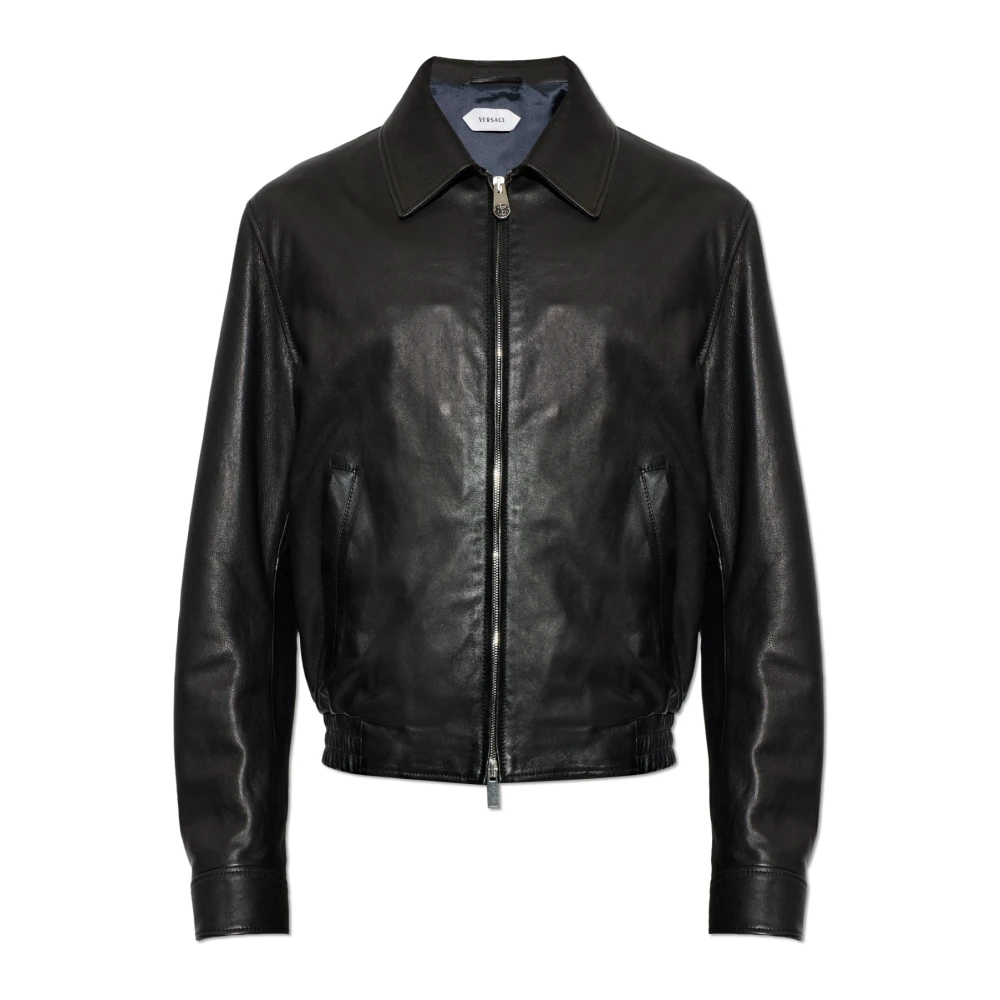 Versace Hombre Negro Chaquetas, Talla: L