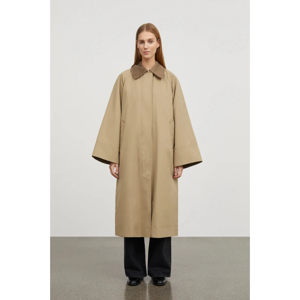Skall Studio Luxe Oversized Gaby Coat Beige Dames