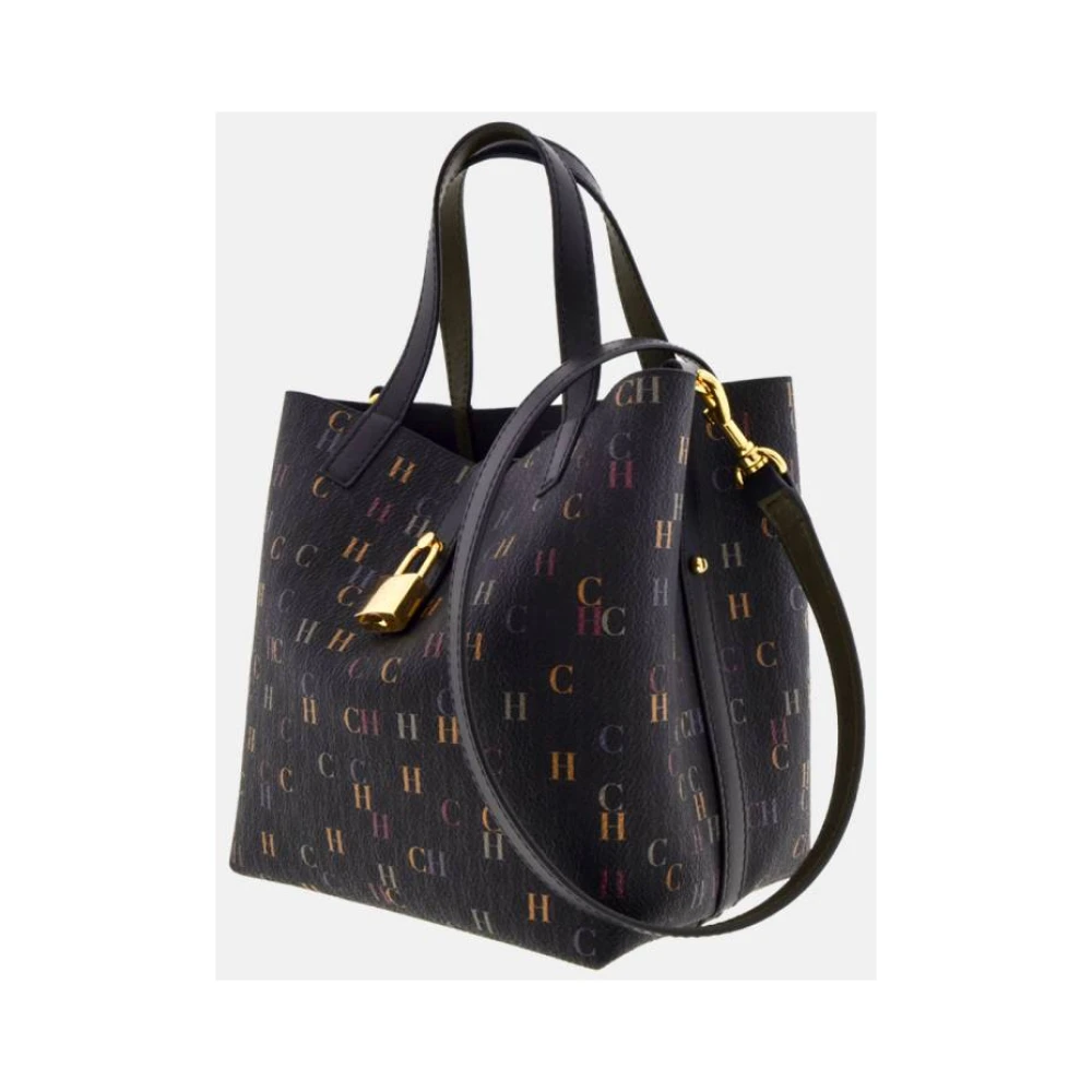 Carolina Herrera Vergrendelde XS Matryoshka Handtas Black Dames
