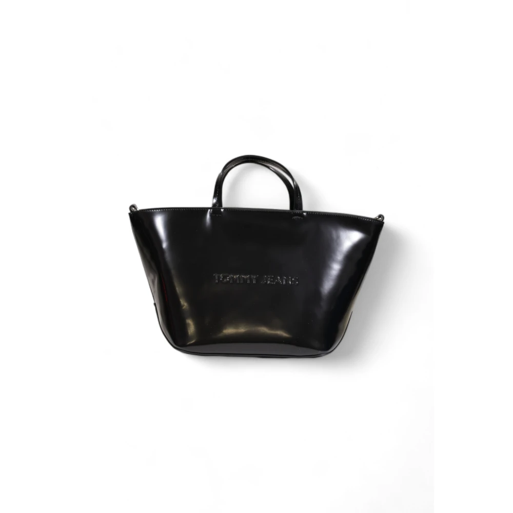 Tommy Hilfiger Mini Tote Seizoenscollectie Black Dames