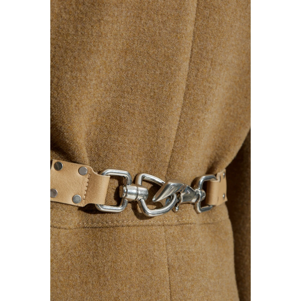 Burberry Wollen jas Brown Dames