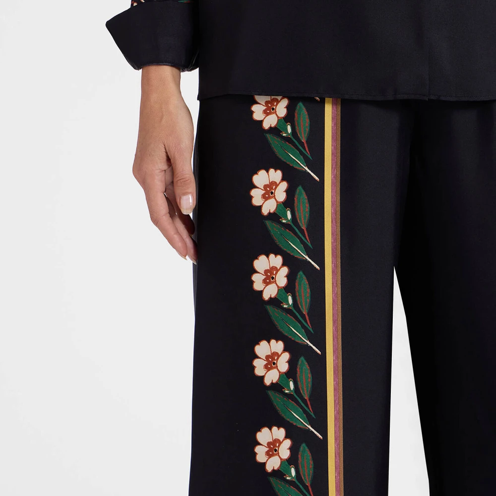 La DoubleJ Palazzo Broek Black Dames