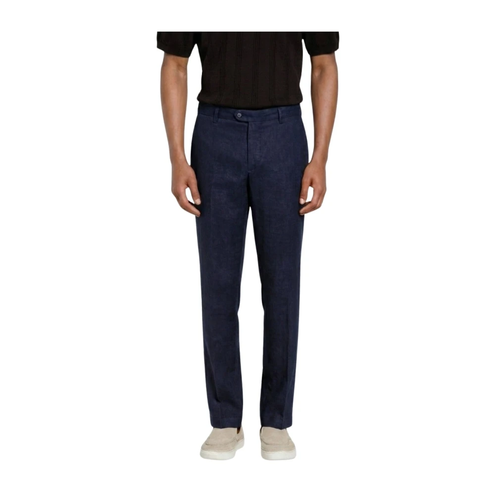 Mason's Mannelijk Blauw Broeken Heren, 3XL, Katoen, New York Icon Flex Chino Broeken