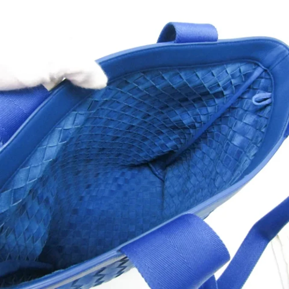 Bottega Veneta Vintage Pre-owned Leather totes Blue Dames