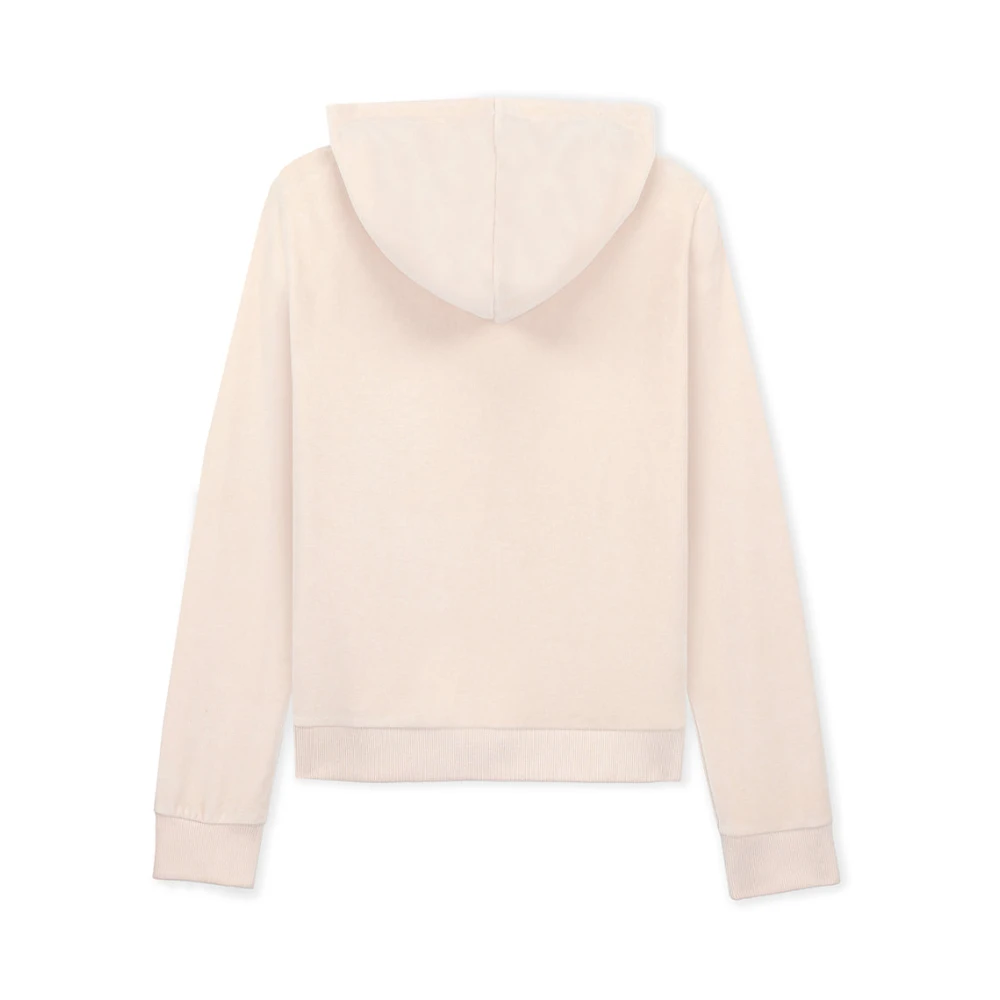 Busnel Zachte Beige Hoodie Jas Beige Dames
