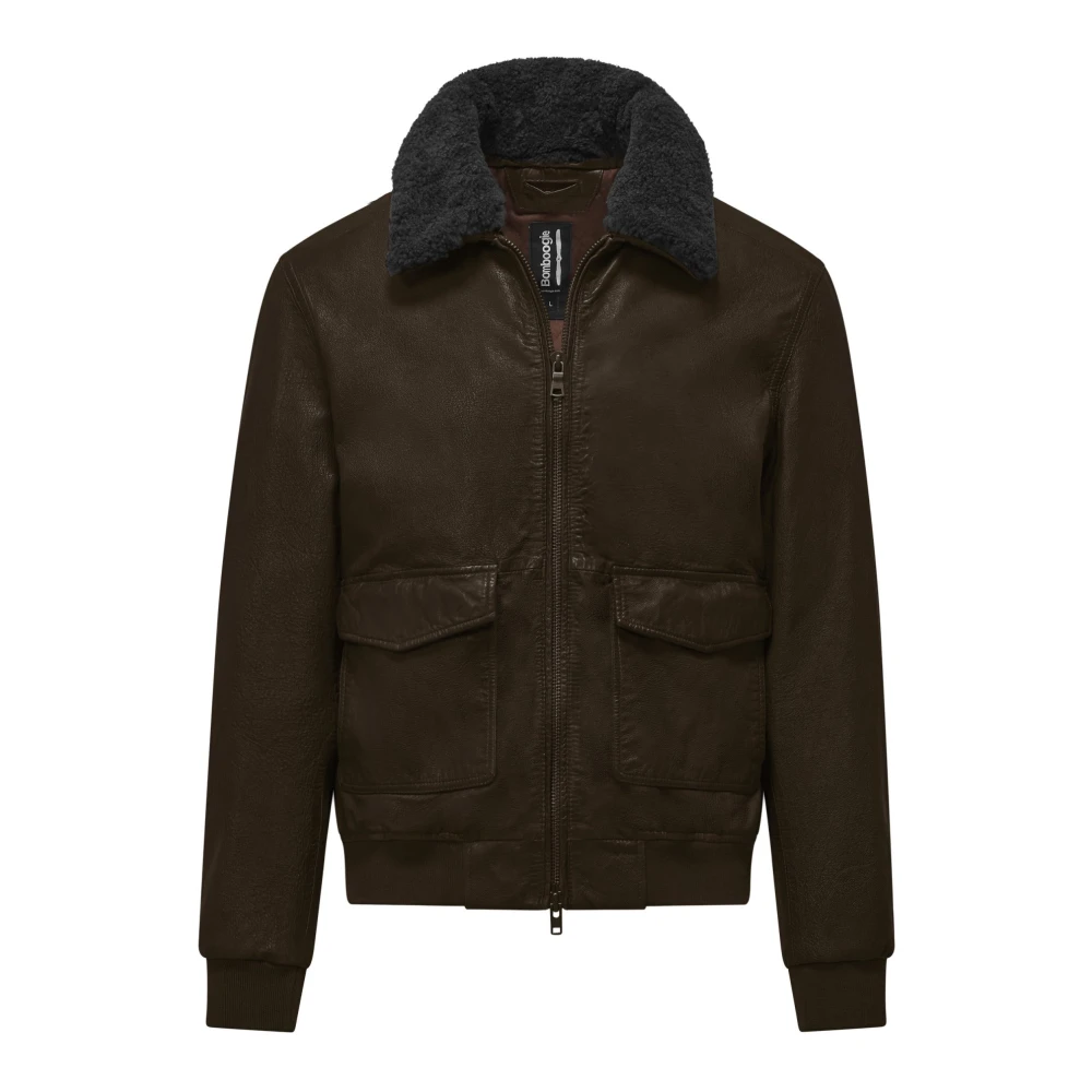 Jackets > Leather Jackets - - BomBoogie - Modalova