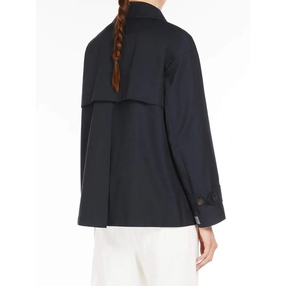 Max Mara Blauwe Zeno Stijlvolle Modieuze Jurk Blue Dames