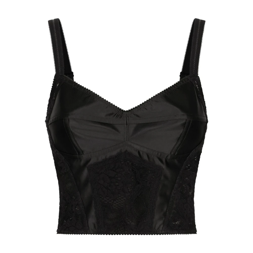 Dolce & Gabbana Zwarte Top voor Vrouwen Black Dames