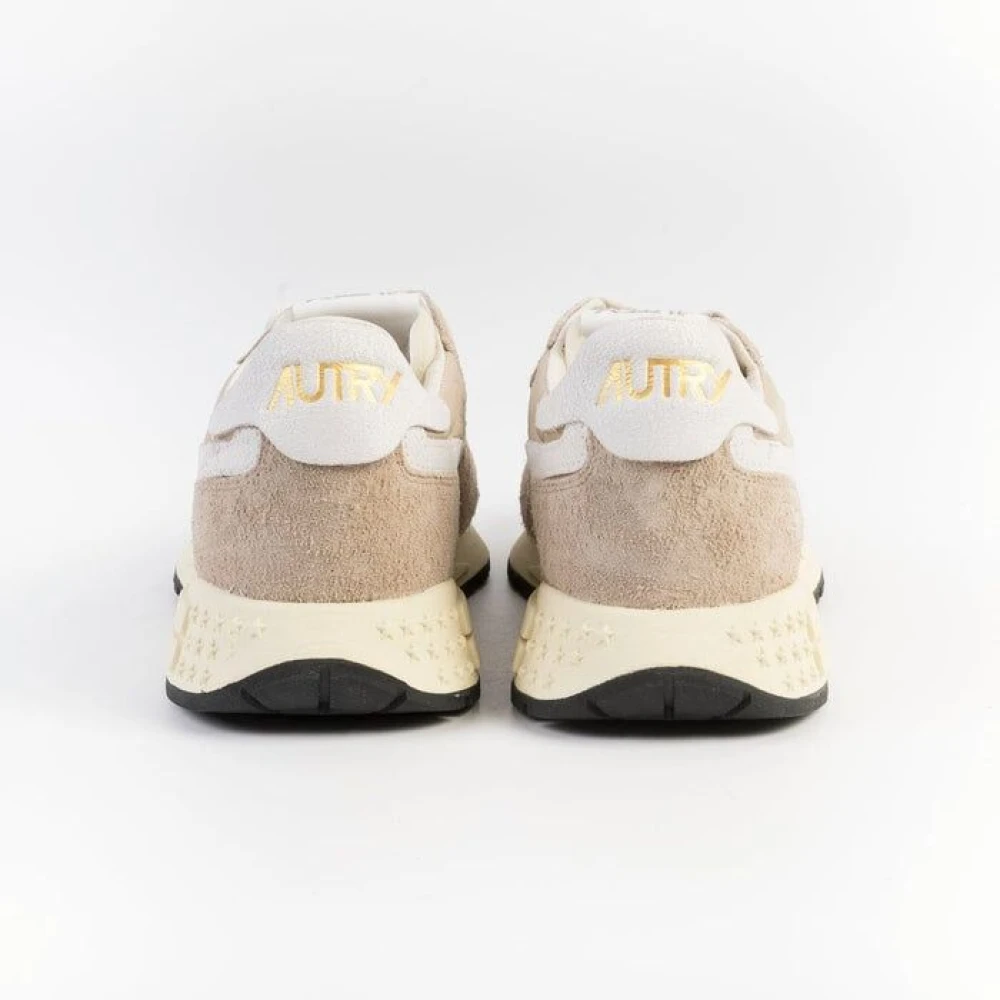 Autry Casual Sneaker Schoenen voor Mannen Beige Heren