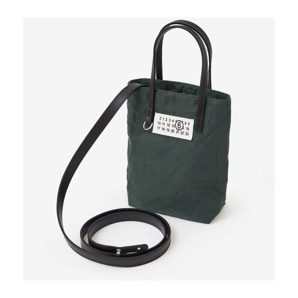 MM6 Maison Margiela Stijlvolle leren tas voor vrouwen Green Dames