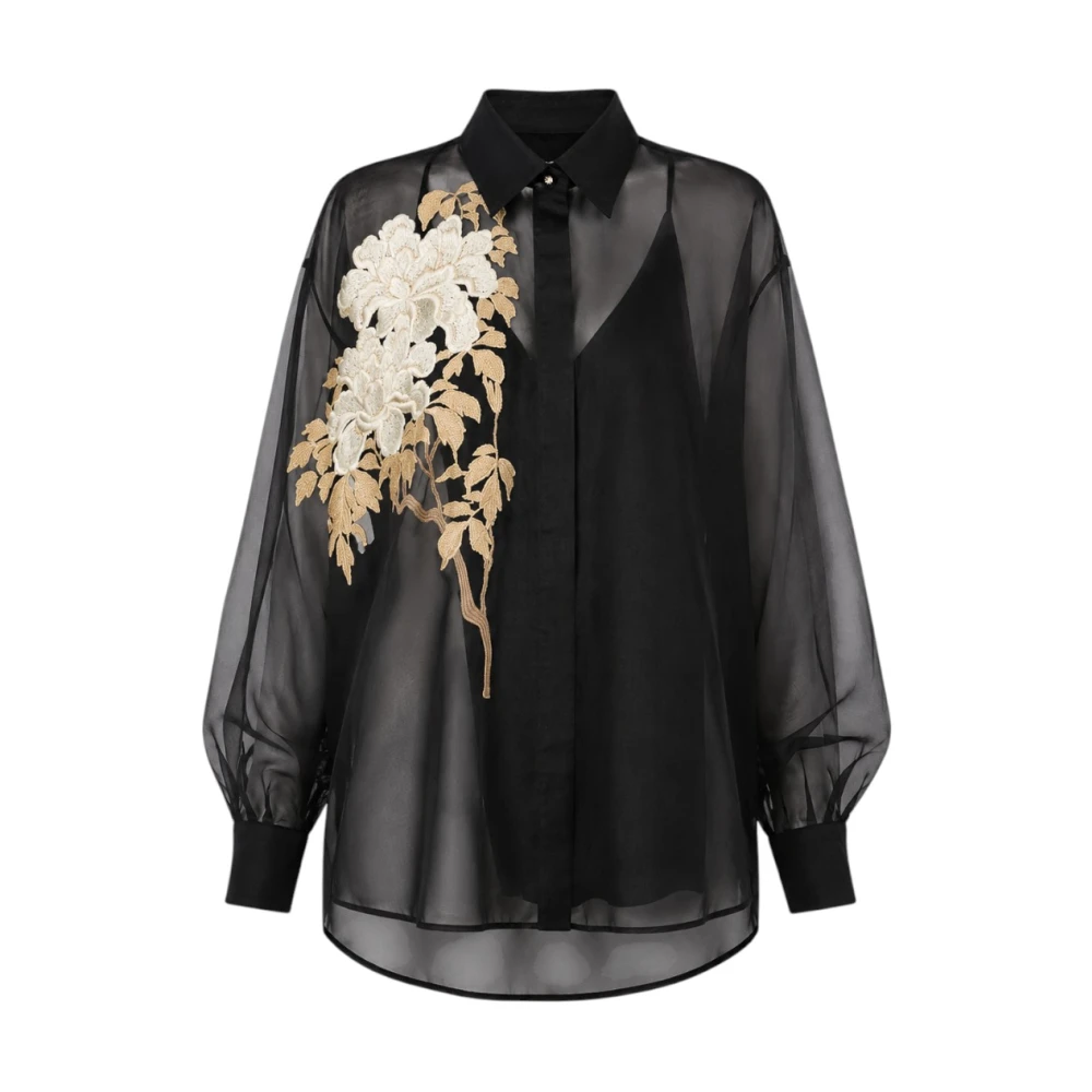 Max Mara Studio Mujer Negro Blusas Y Camisas, Talla: M