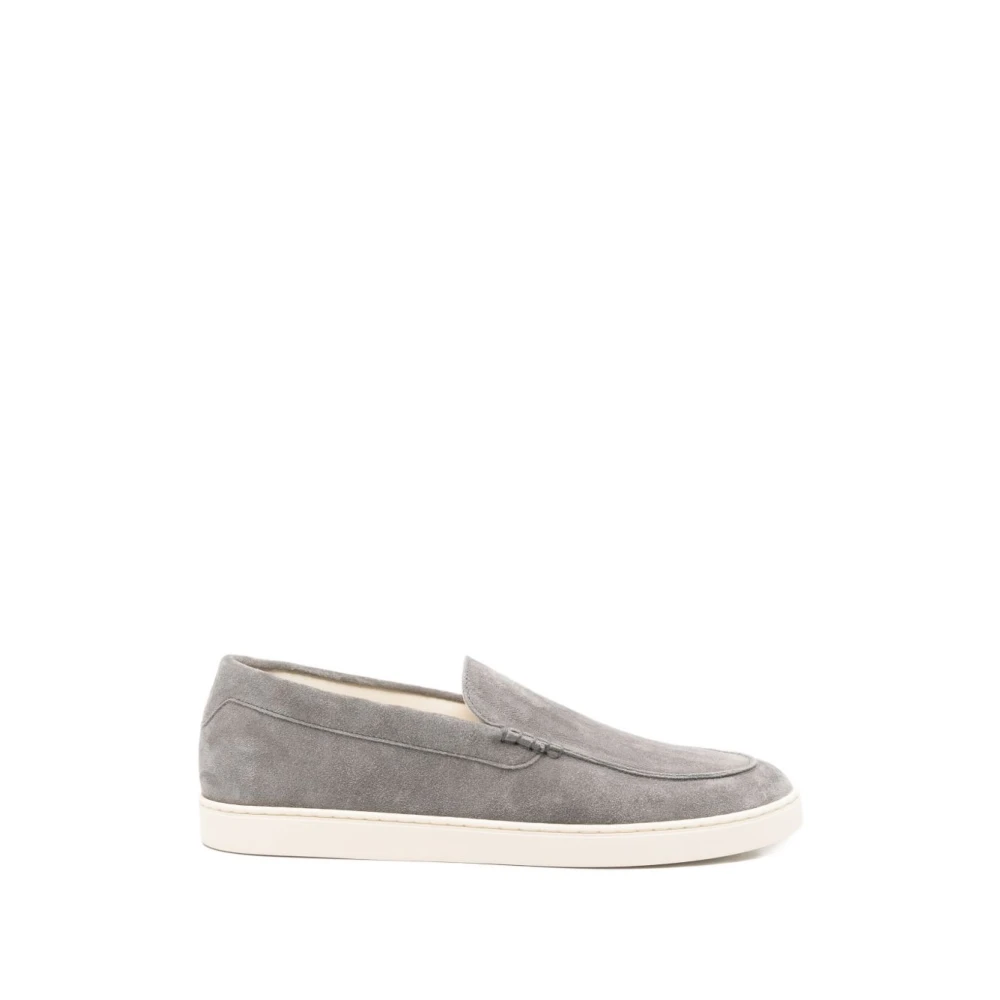 Brunello Cucinelli Gray Slip-On Loafer - Male - Loafers - 7 Uk - Shoes