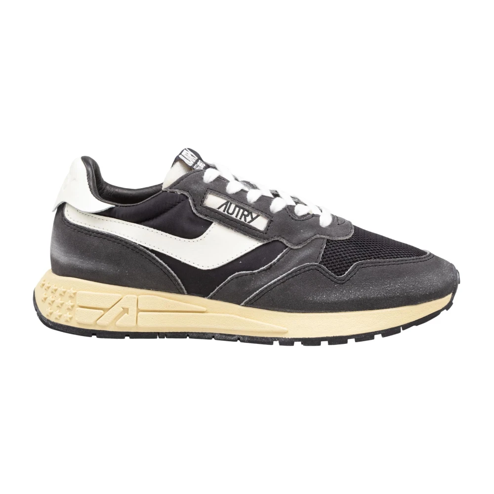 Autry Black Sneakers, Male, 9 Uk, Reelwind Low Sneaker