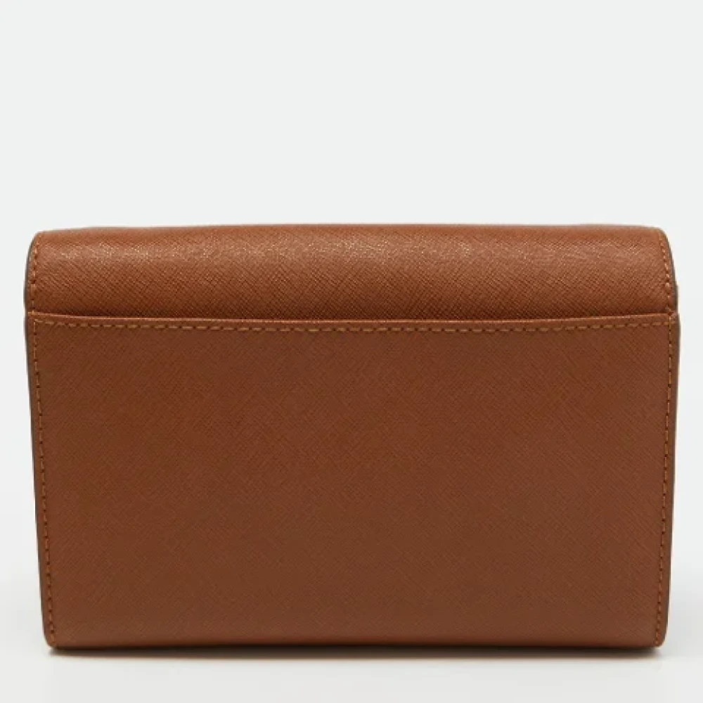 Michael Kors Pre-owned Leather wallets Brown Dames