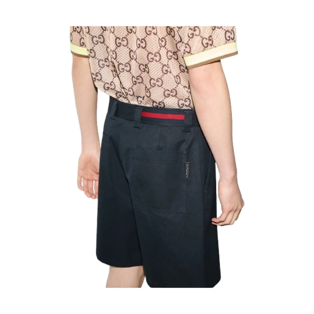 Gucci Stijlvolle Bermuda H24 Geur Blue Heren