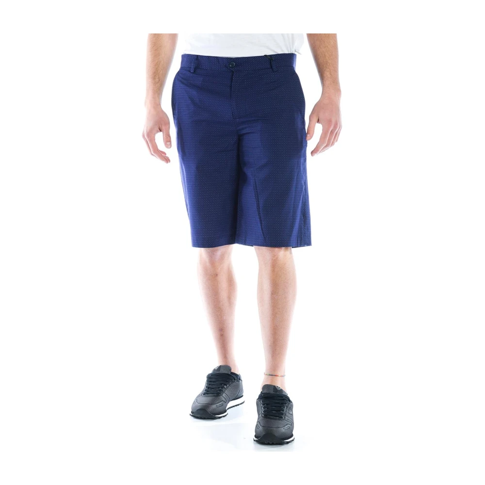 Daniele Alessandrini Men's Blue Casual Shorts, L, Short