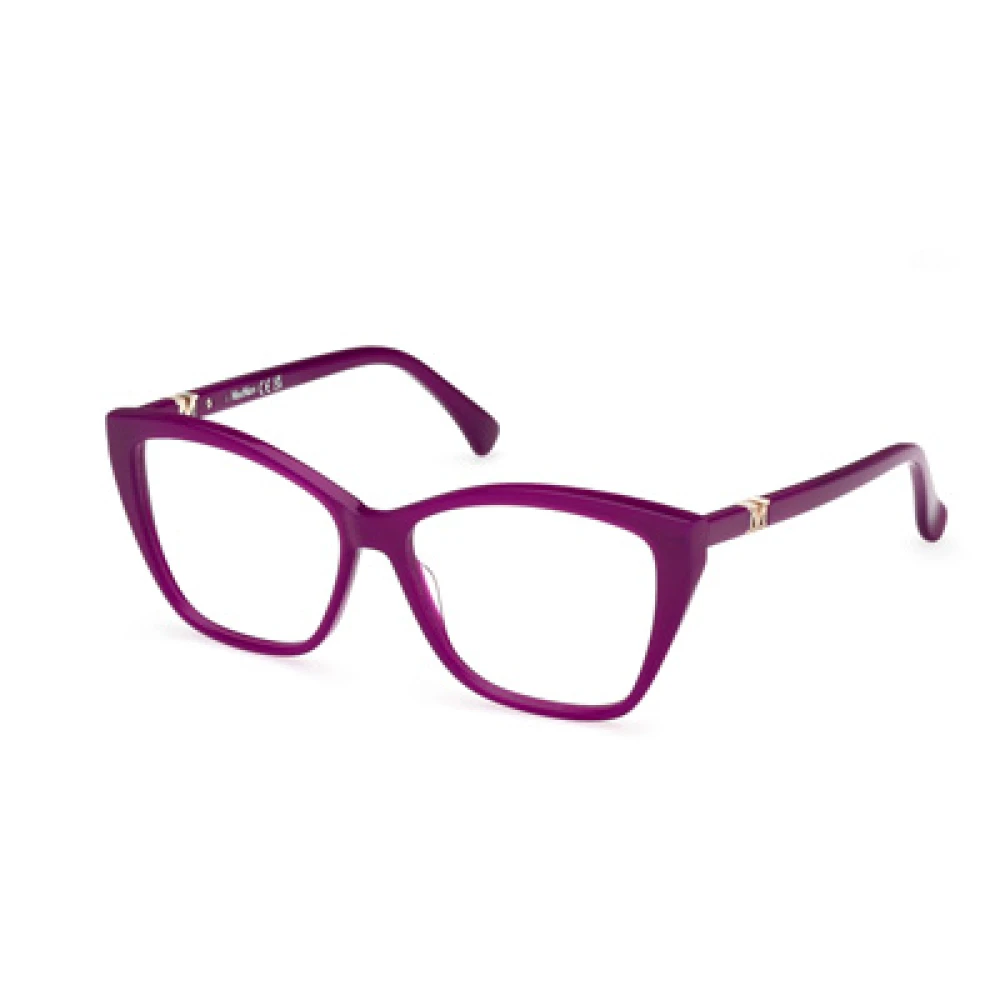 Max Mara Purple Glasses, Female, 54 Mm, Optical Frame