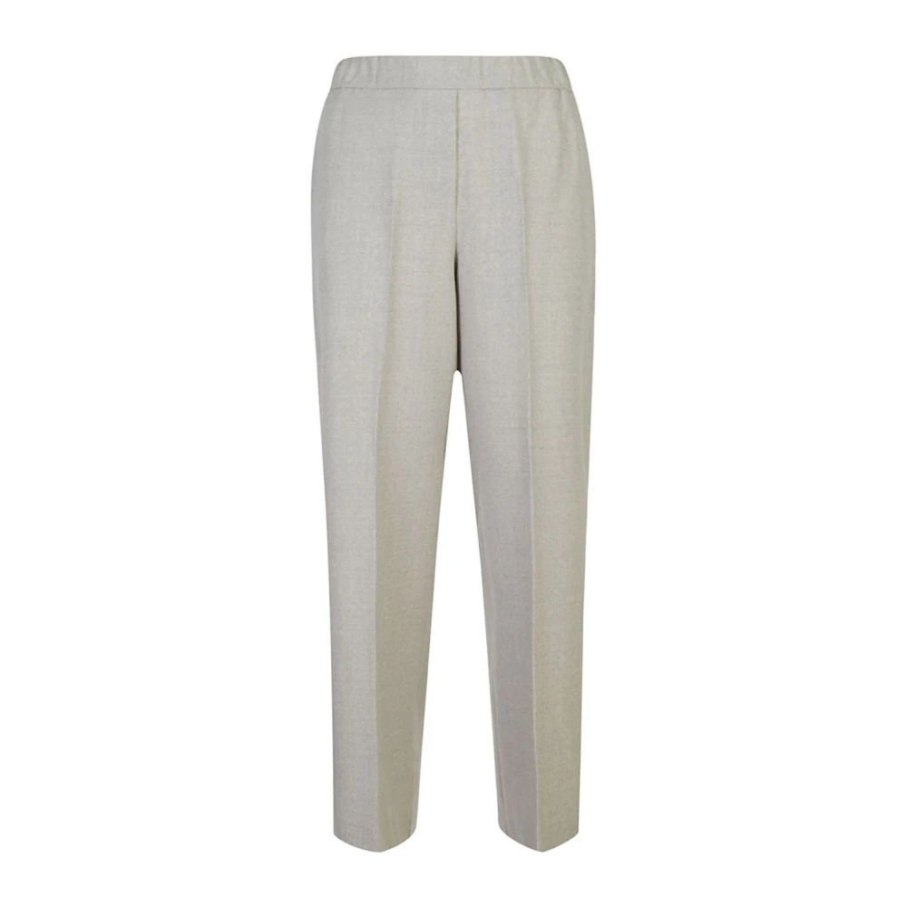 Le Tricot Perugia Grijze Broek Stijlvol Gray Dames