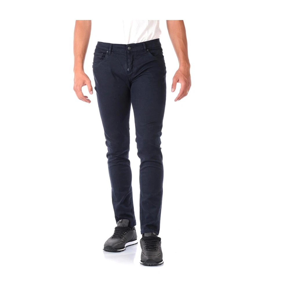 Daniele Alessandrini Men's Blue Slim-Fit Jeans - Slim Fit Jeans - W29 - Jeans